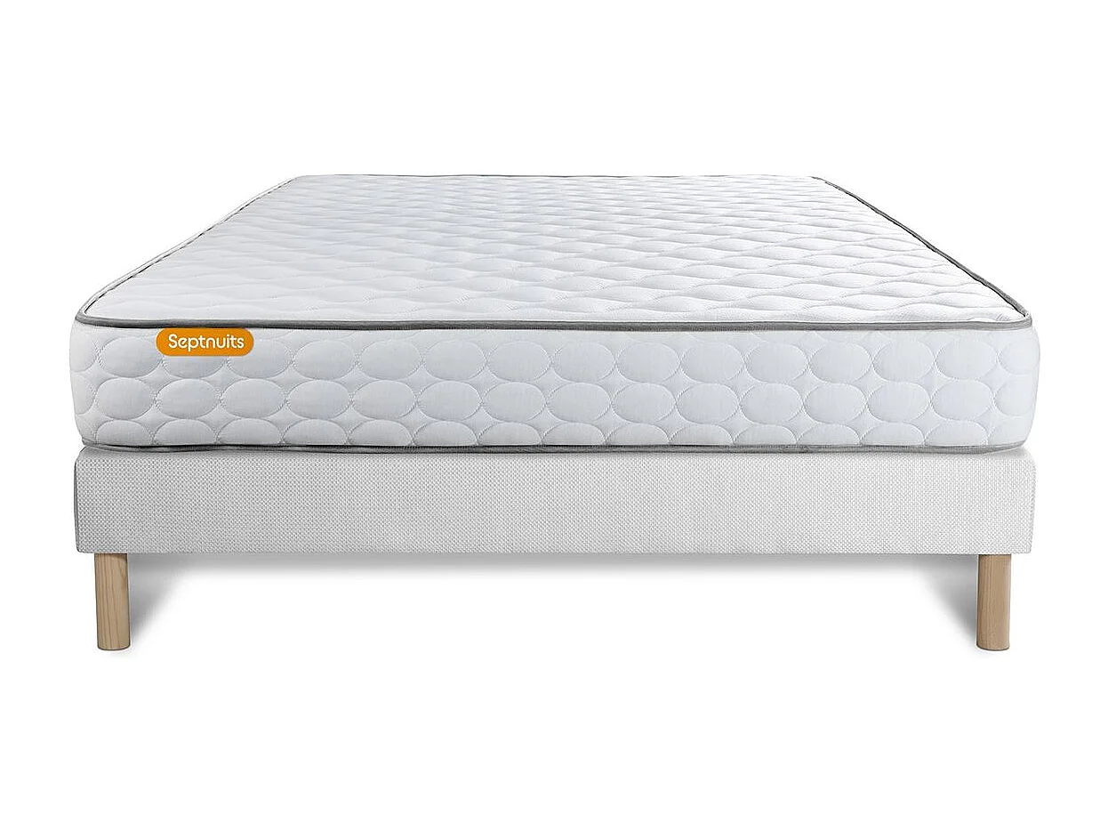Ensemble matelas Mémoire de forme + sommier 140x200 Memo