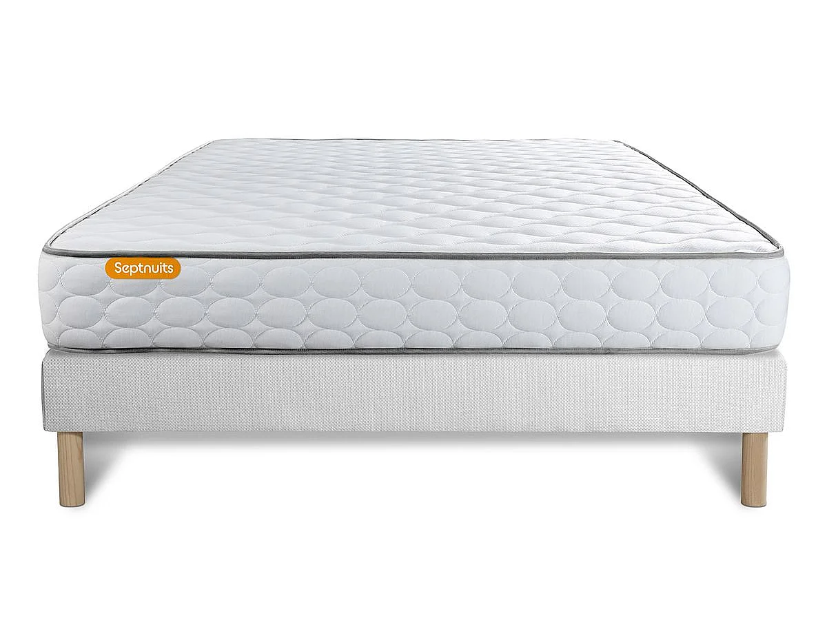 Ensemble matelas Mémoire de forme + sommier 140x200 Memo