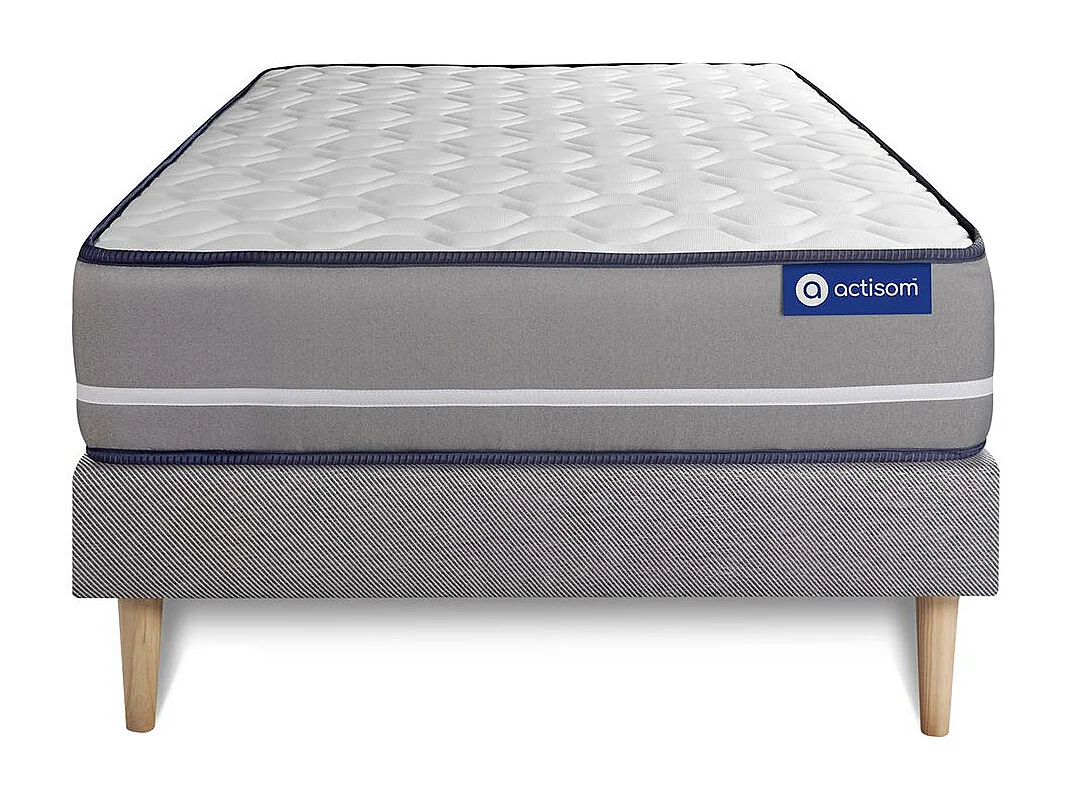 Lattenbodem en Actiflex pur matras 90x190cm , matrasdikte : 20 cm , pocketveren , stevig, 3 comfortzones