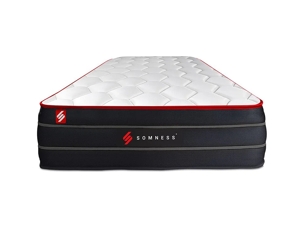 Ensemble sommier + matelas BOOST ressorts ensachés et mémoire de forme 90x190