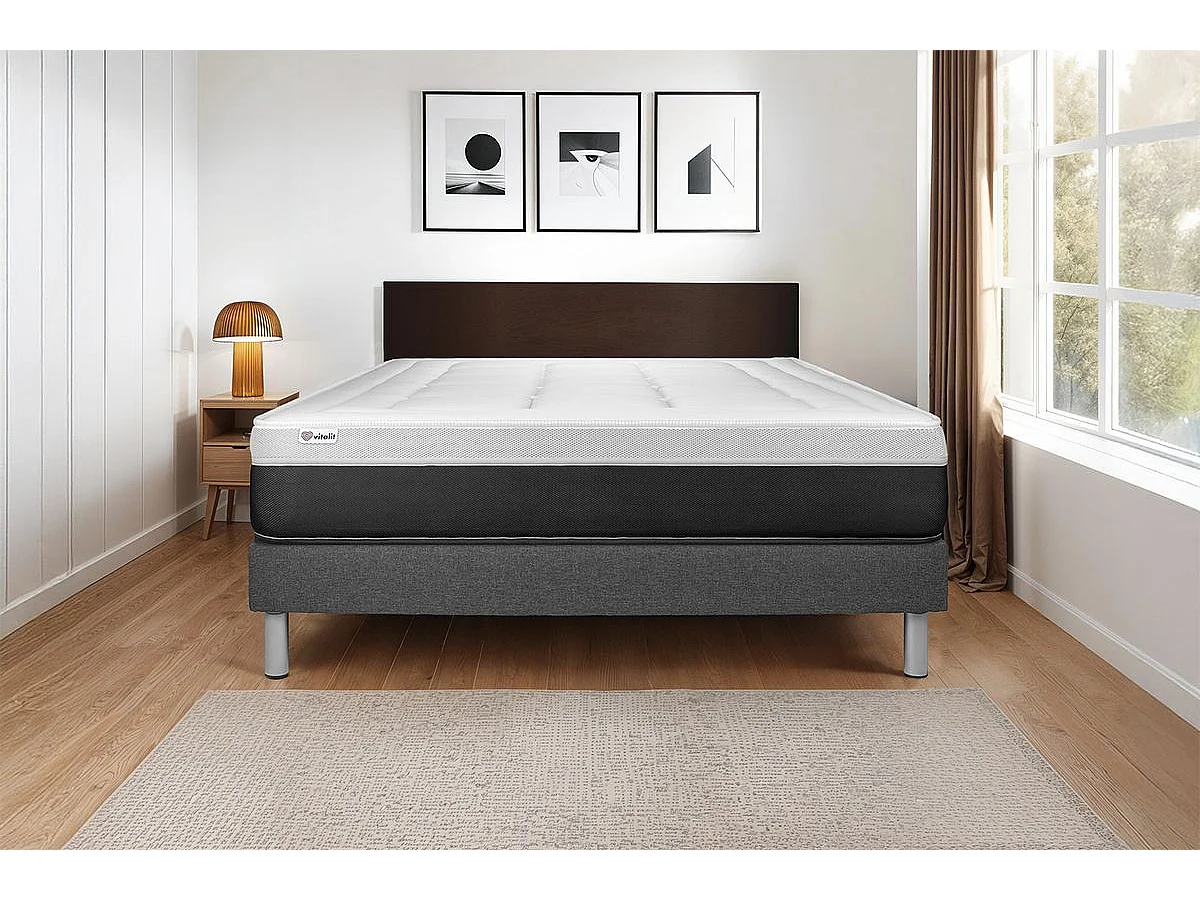 Conjunto de colchão e base 90x190 cm - Vital Form