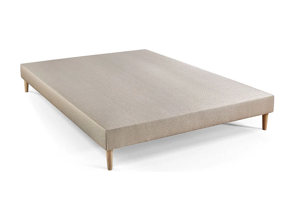 Pack prêt à dormir matelas LE COSY 160x200cm Mémoire de forme - Ep. 30cm + sommier Beige