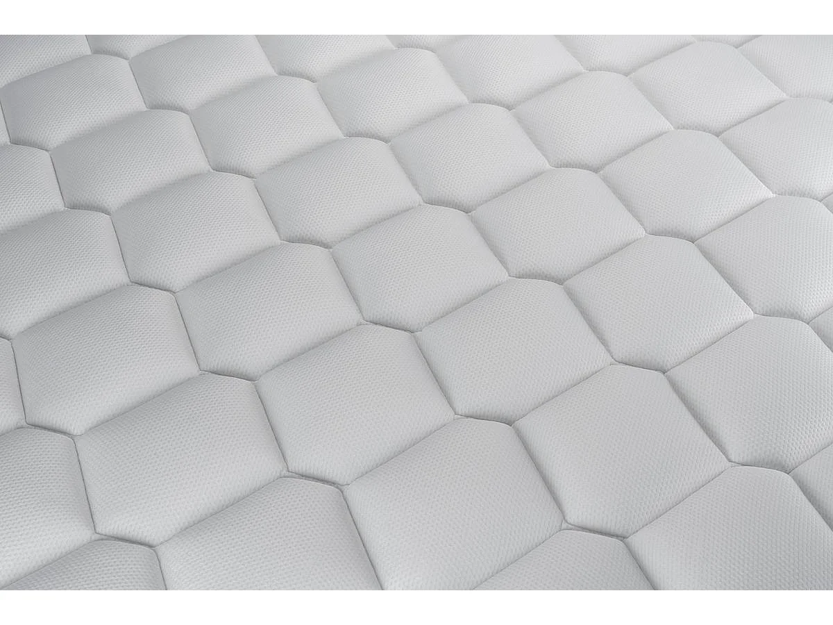 Matratzenset VITAL SPRING ZEN 140 x 200 cm Bettrahmen Kit weiß
