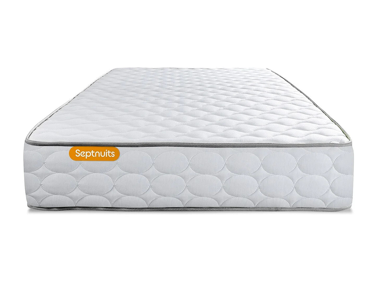 Ensemble matelas Mémoire de forme + sommier gris 90x200 Memo