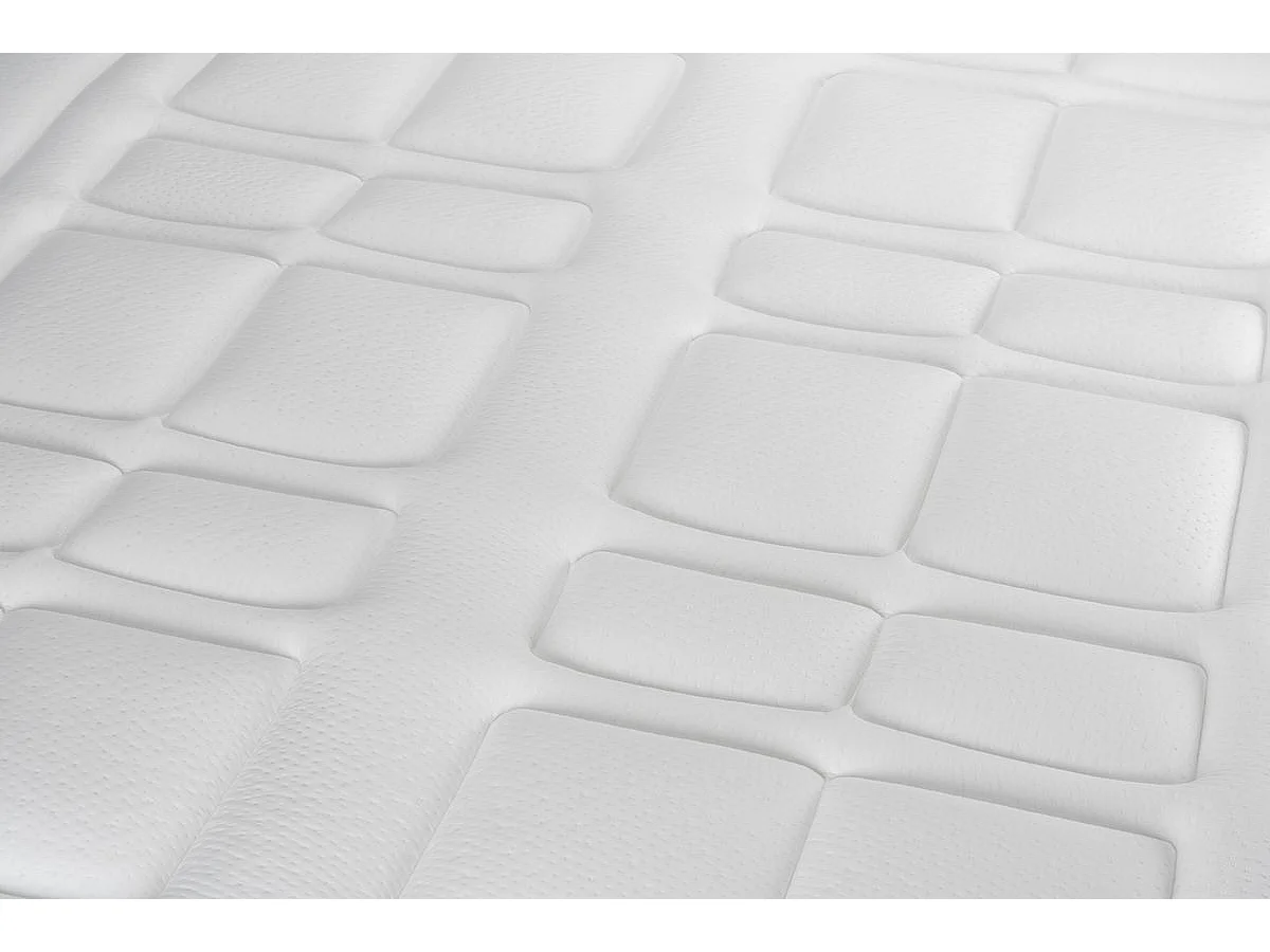 Pack prêt à dormir VITAL SOFT 140 x 190 cm sommier Kit gris