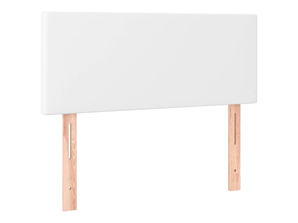 Sommier à lattes de lit avec matelas et LED Blanc 90x200cm