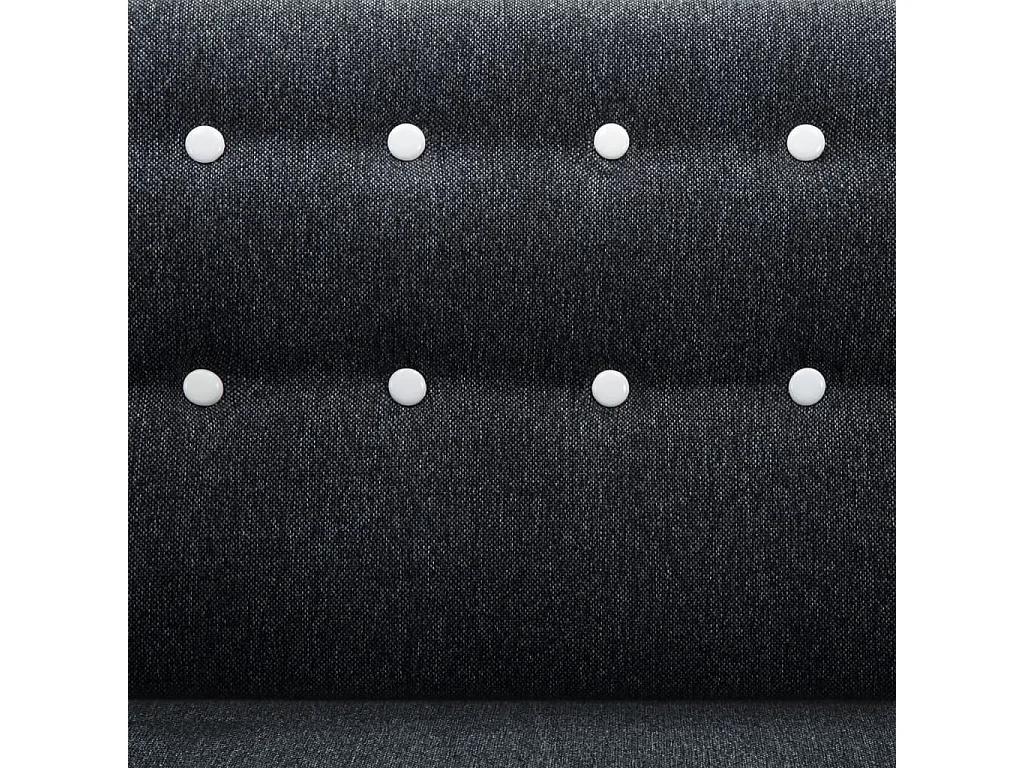 Canapé d'angle revêtement en tissu 171,5x138x81,5 cm gris foncé