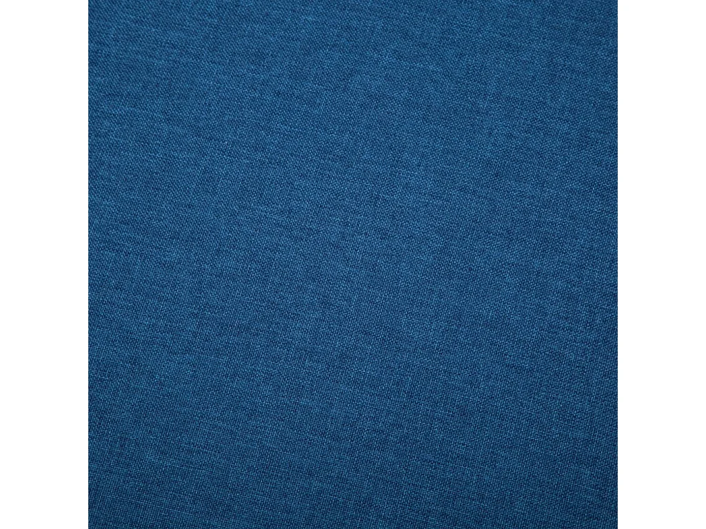 Canapé en forme de L revêtement en tissu 186x136x79 cm bleu