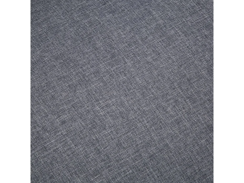 Canapé à 2 places Tissu Gris foncé