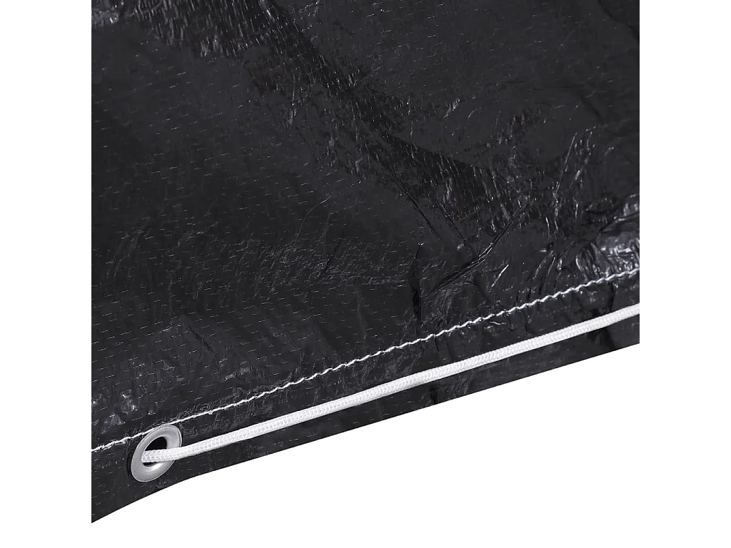 Tuinmeubelhoezen 2 st L-vormig 12 oogjes 250x250x90 cm