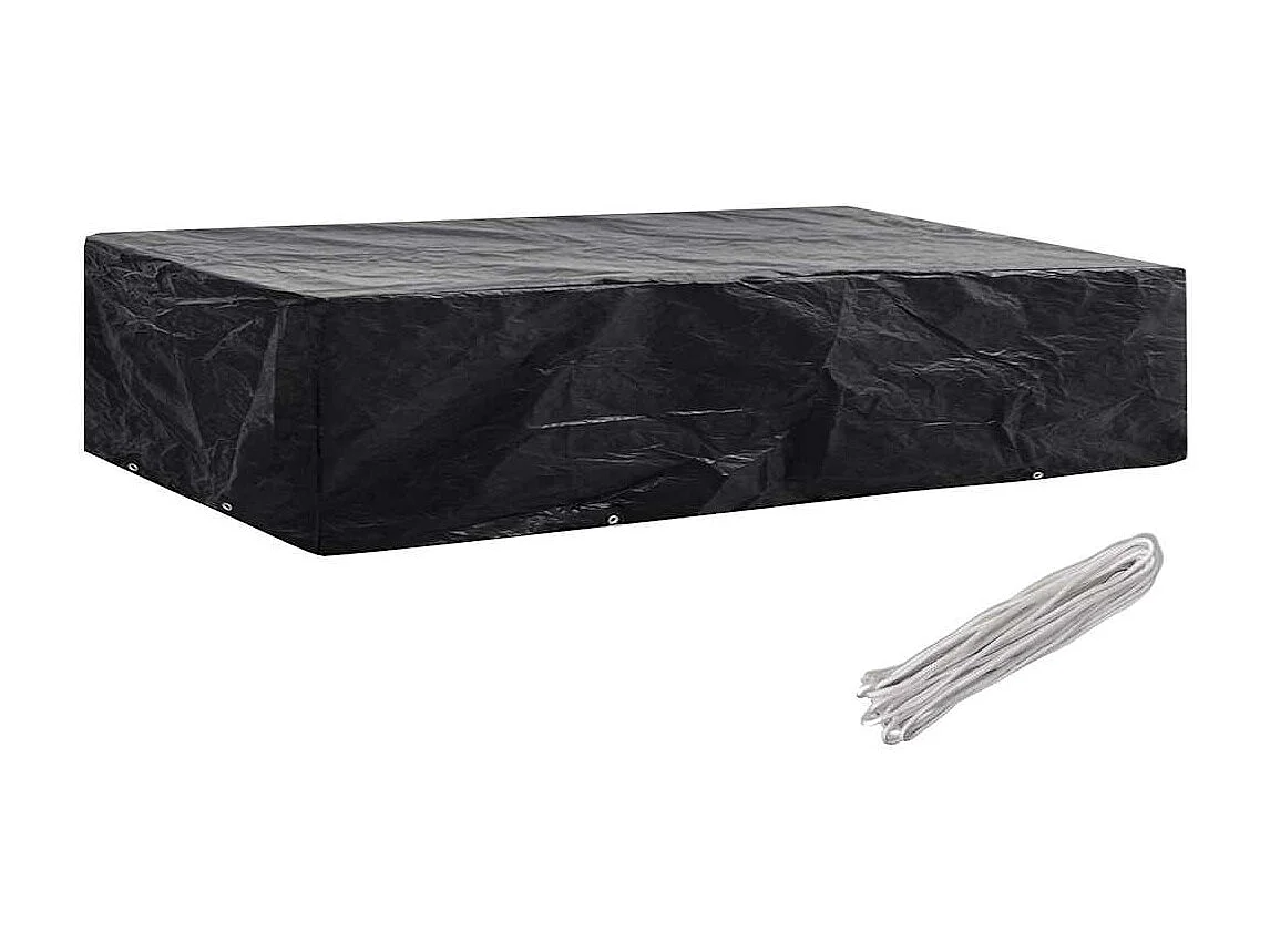 Housse de chaise de jardin 8 œillets 218 x 77 x 55 cm