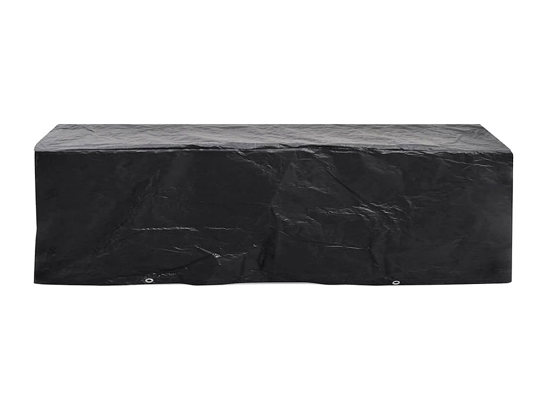 Housses de chaise de jardin 8 œillets 2 pcs 218 x 77 x 55 cm