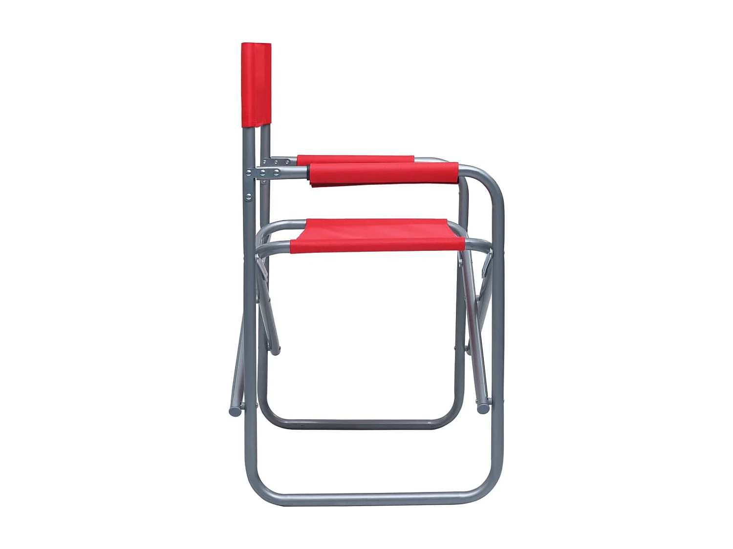 Chaises de metteur en scène lot de 2 Acier Rouge
