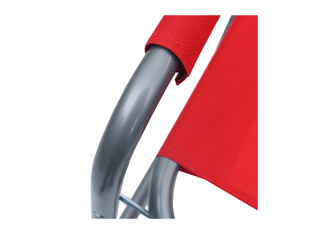 Regiestühle 2 Stk. Stahl Rot