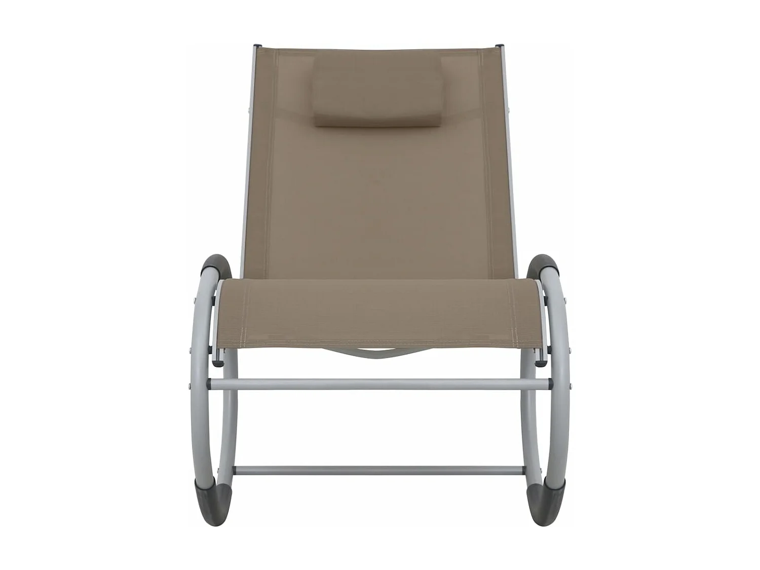 Garden Schaukelstuhl Taupe Textilene