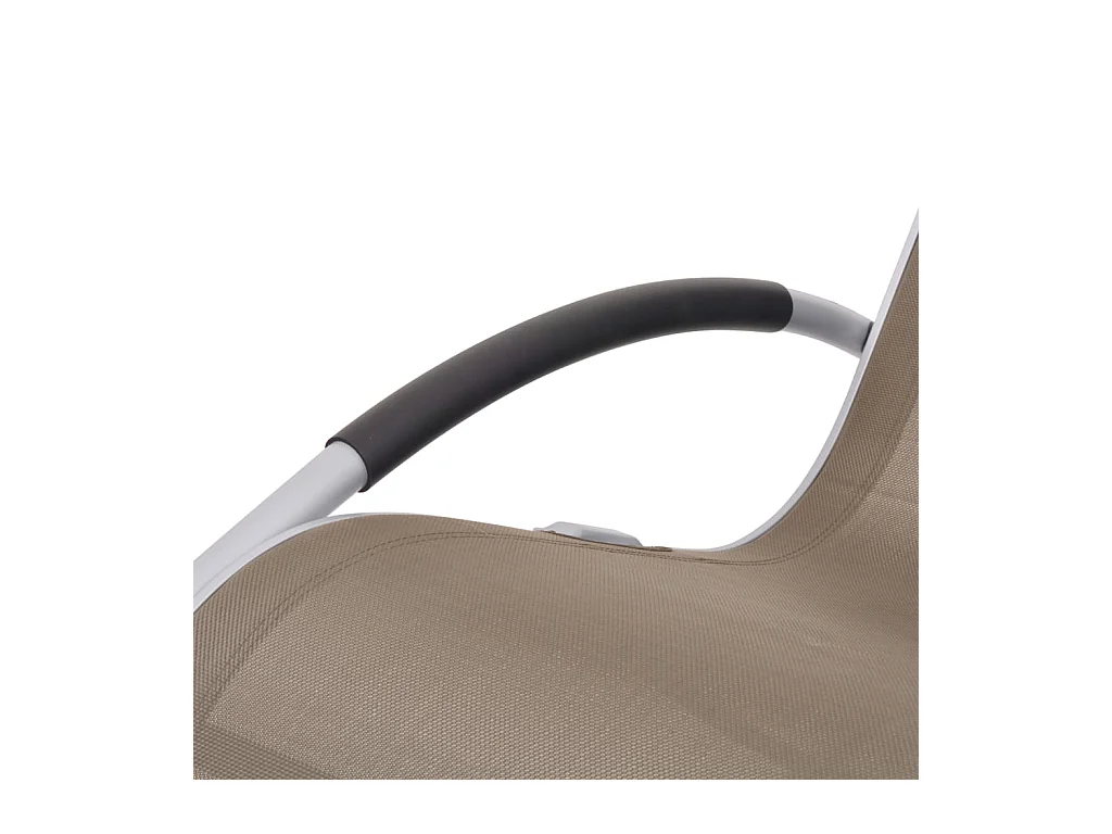Garden Schaukelstuhl Taupe Textilene