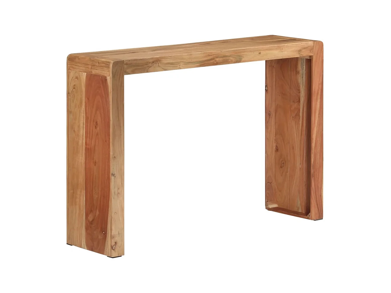 Table console 110x30x76 cm bois massif d'acacia