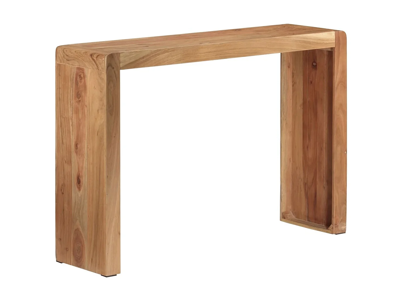 Table console 110x30x76 cm bois massif d'acacia