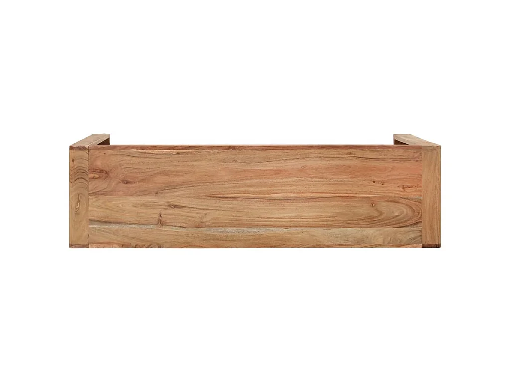 Table console 110x30x76 cm bois massif d'acacia