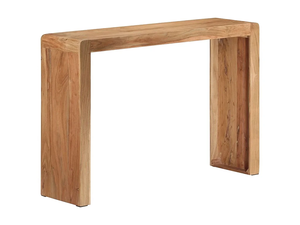 Table console 110x30x76 cm bois massif d'acacia