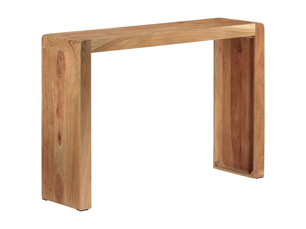 Table console 110x30x76 cm bois massif d'acacia