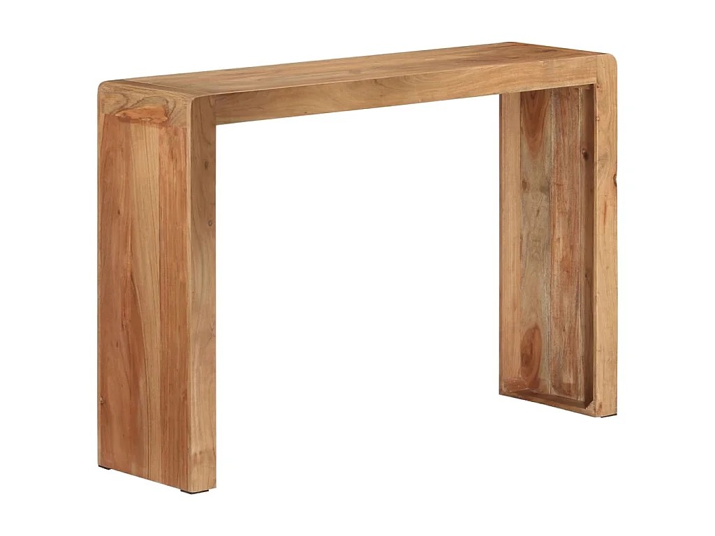 Table console 110x30x76 cm bois massif d'acacia
