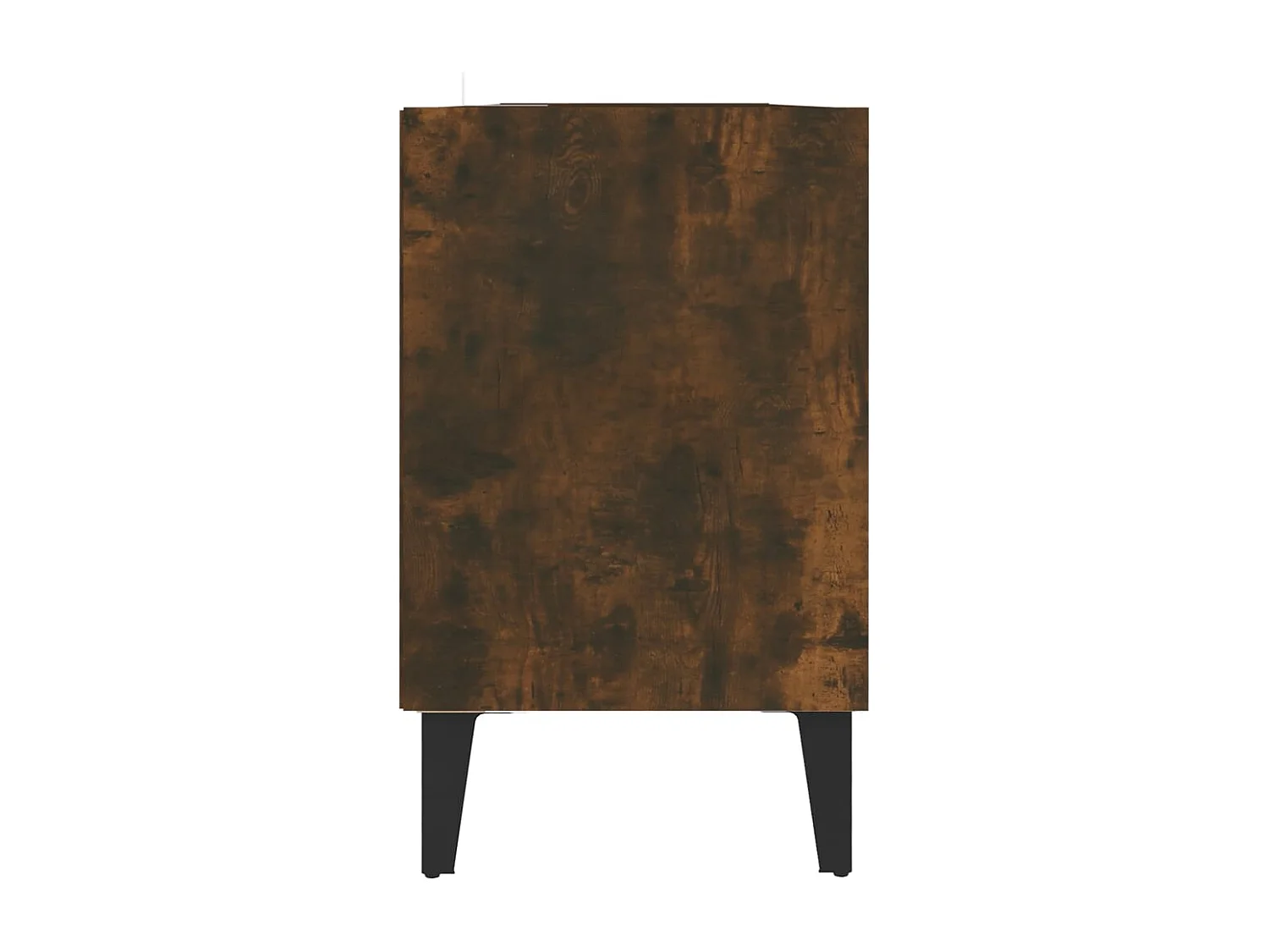 TV-Schrank mit Metallbeinen Räuchereiche 103,5x30x50 cm