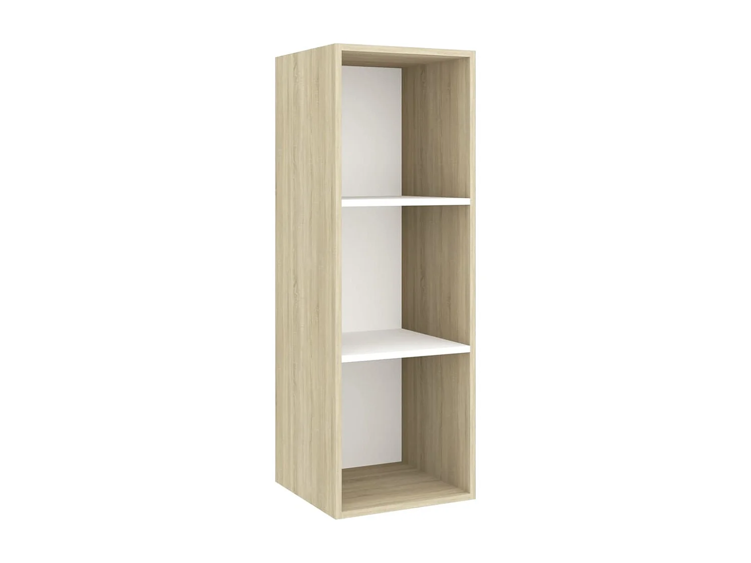 Ensemble de meubles TV 3pcs Blanc chêne sonoma Bois ingénierie