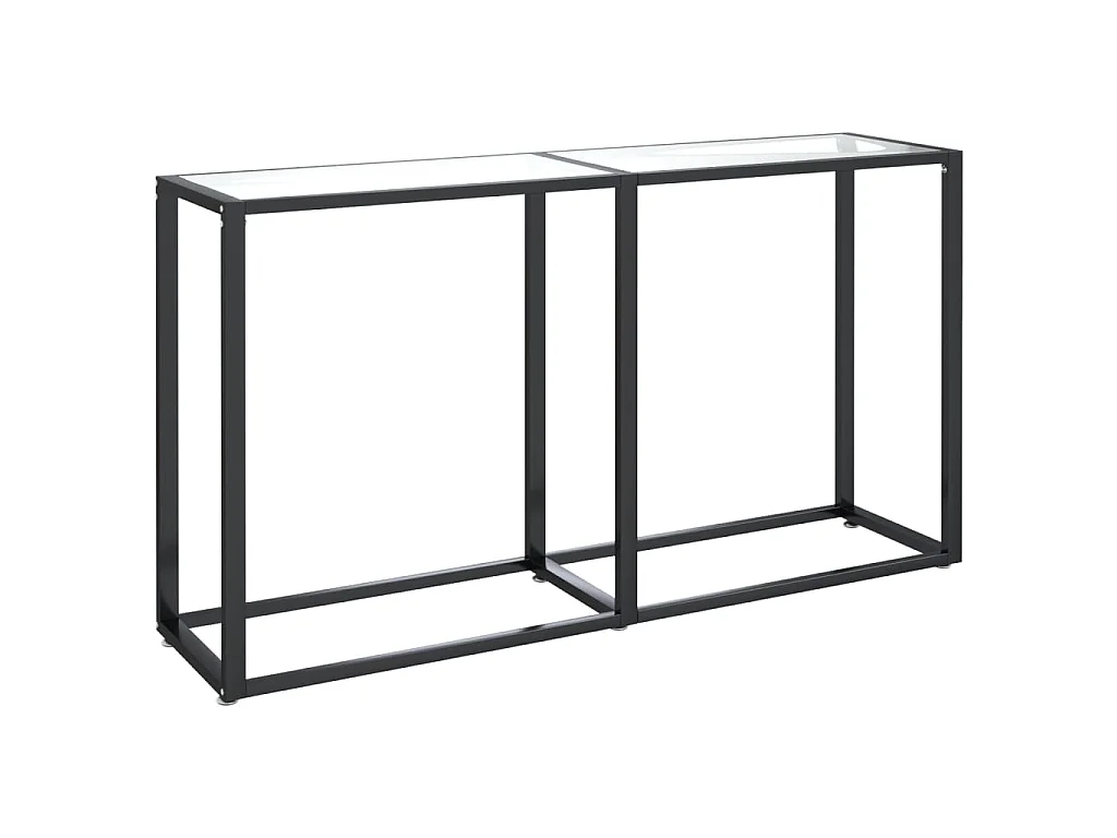 Konsolentisch Transparent 140x35x75,5 cm Hartglas