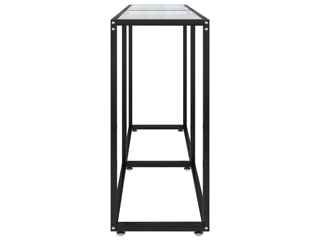 Konsolentisch Transparent 140x35x75,5 cm Hartglas