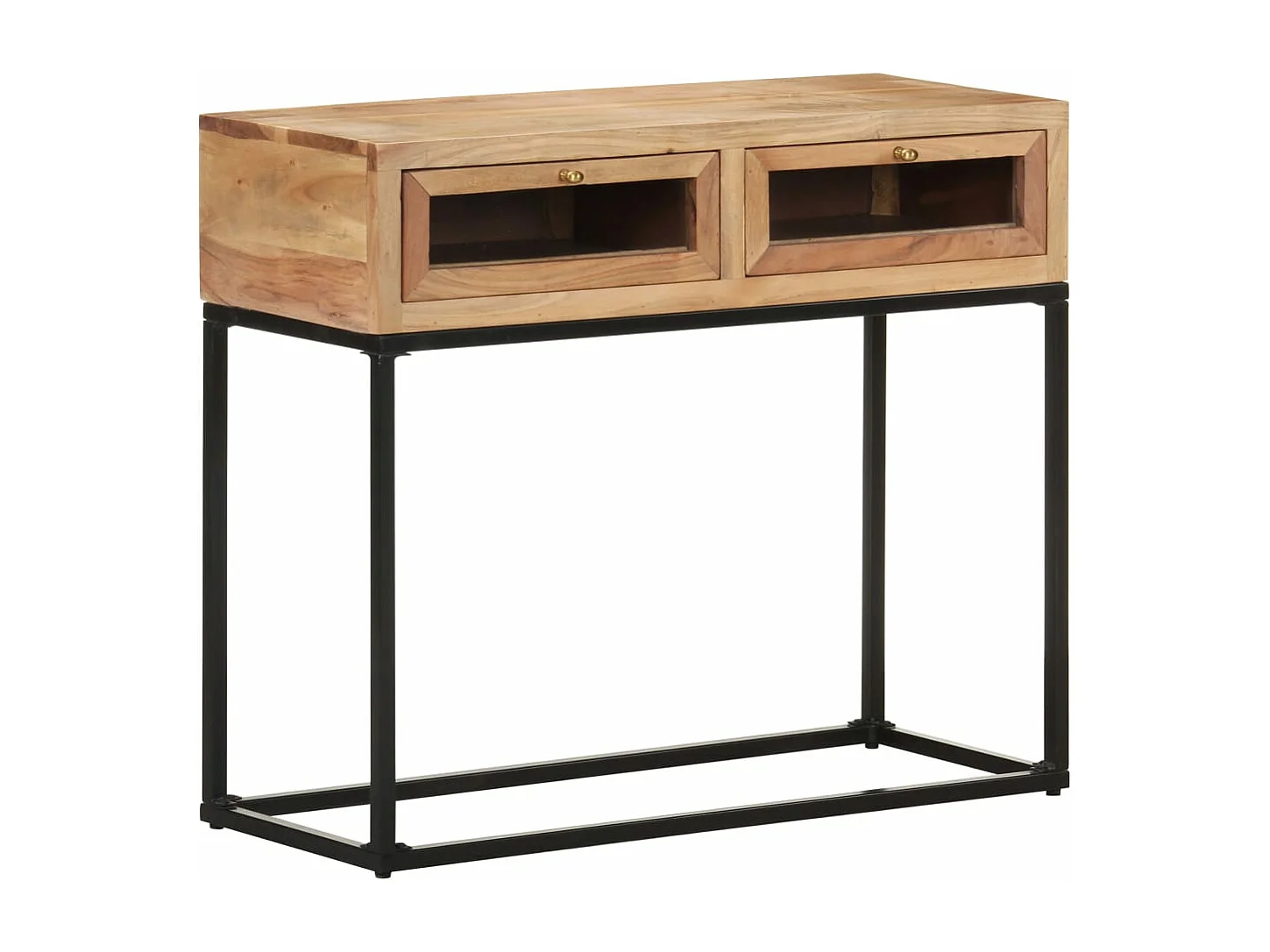 Table console 90x35x76 cm Bois d'acacia massif