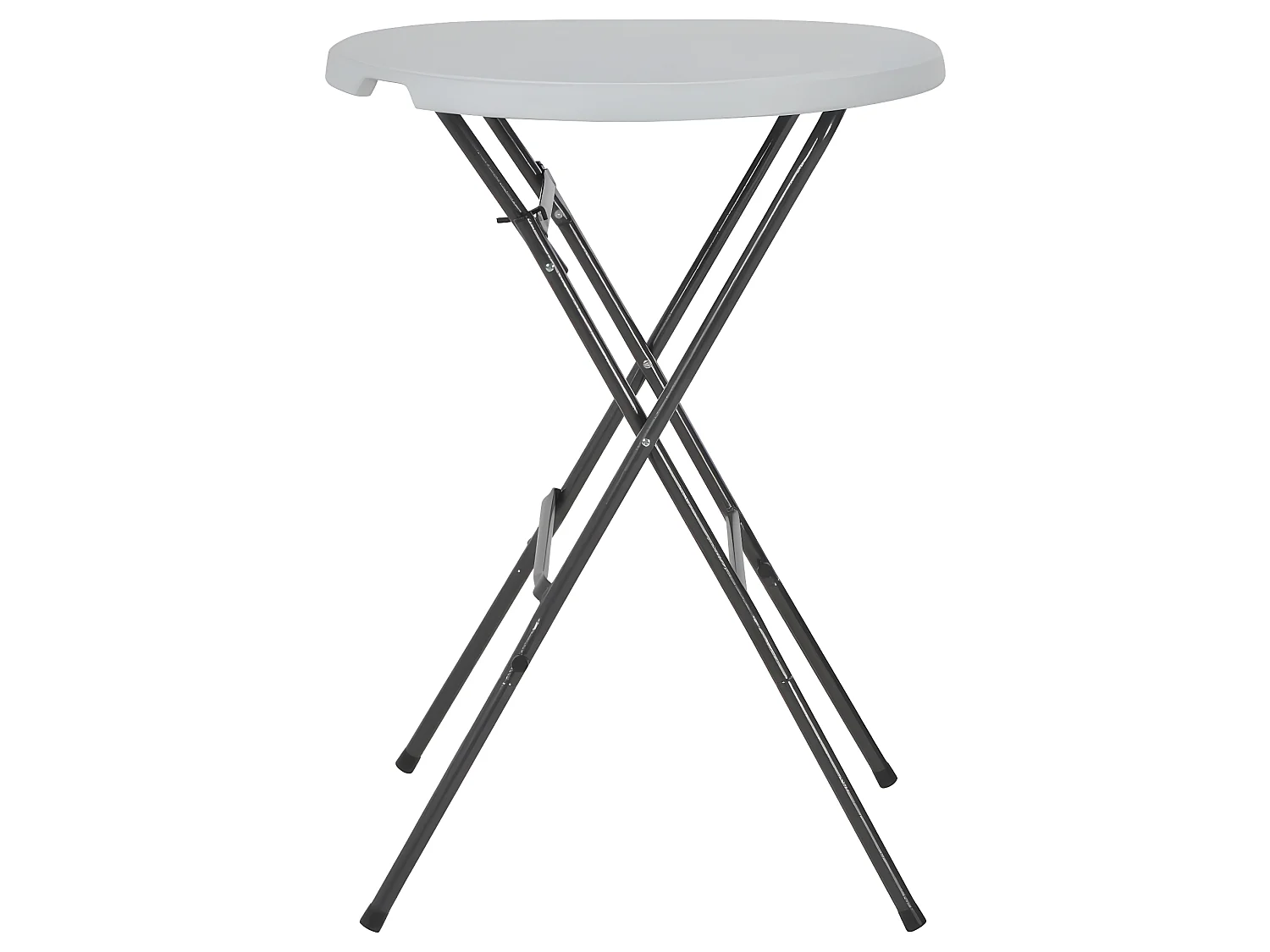 Table de bar pliante Blanc 80 x 110 cm PEHD