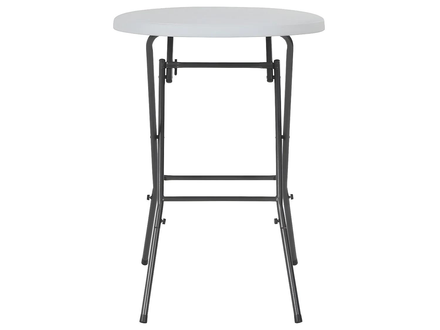 Table de bar pliante Blanc 80 x 110 cm PEHD