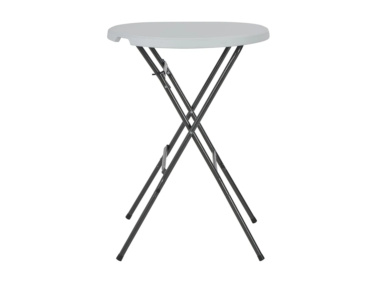 Table de bar pliante Blanc 80 x 110 cm PEHD