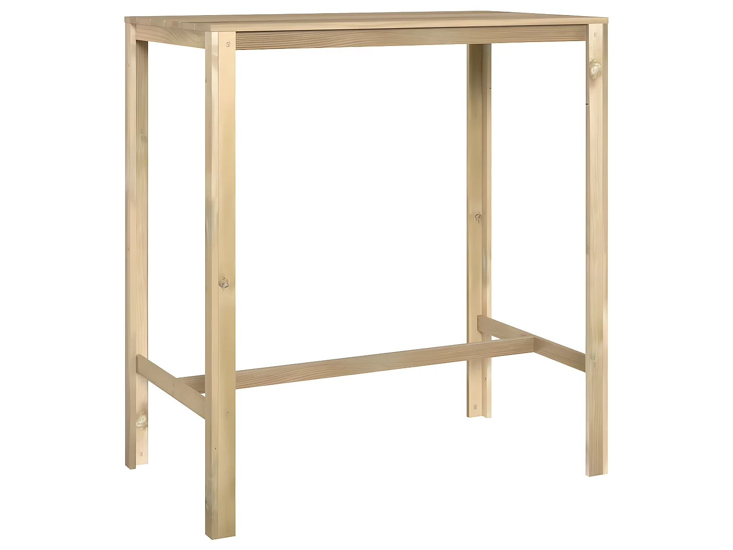 Table de bar 110x60x110 cm Bois de pin imprégné