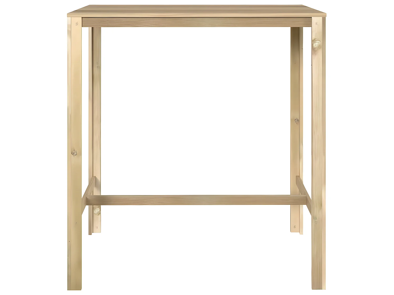 Table de bar 110x60x110 cm Bois de pin imprégné