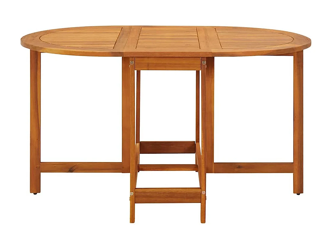 Tuintafel 130x90x72 cm massief acaciahout