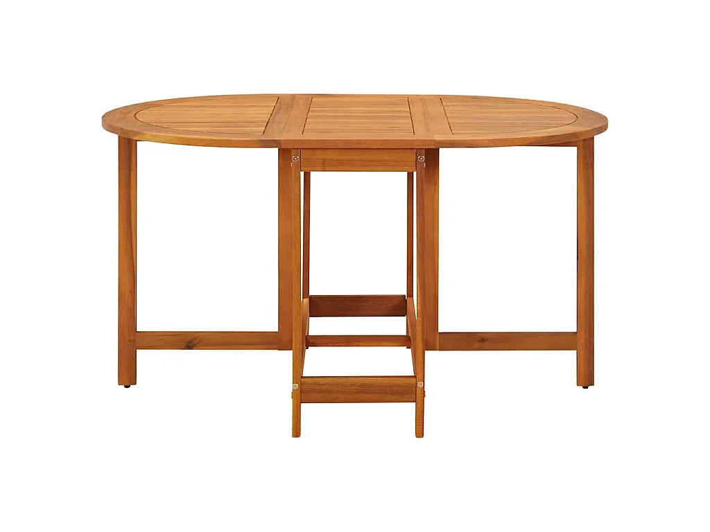 Mesa de jardim 130x90x72 cm madeira de acácia maciça