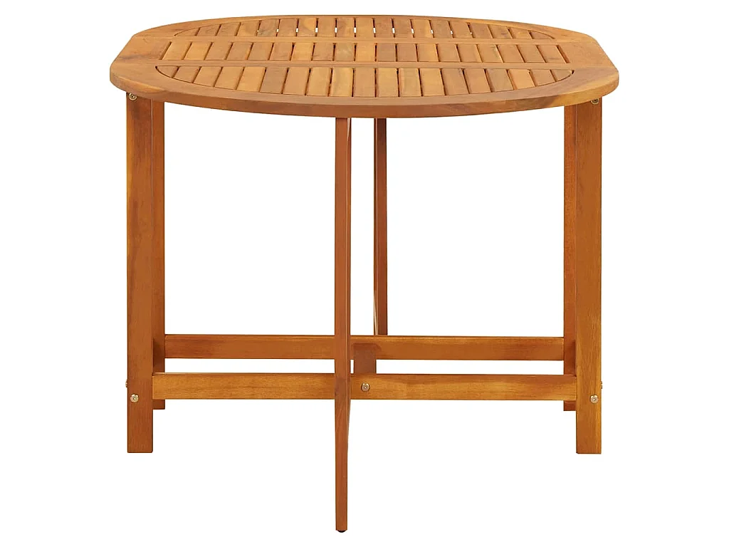 Mesa de jardim 130x90x72 cm madeira de acácia maciça