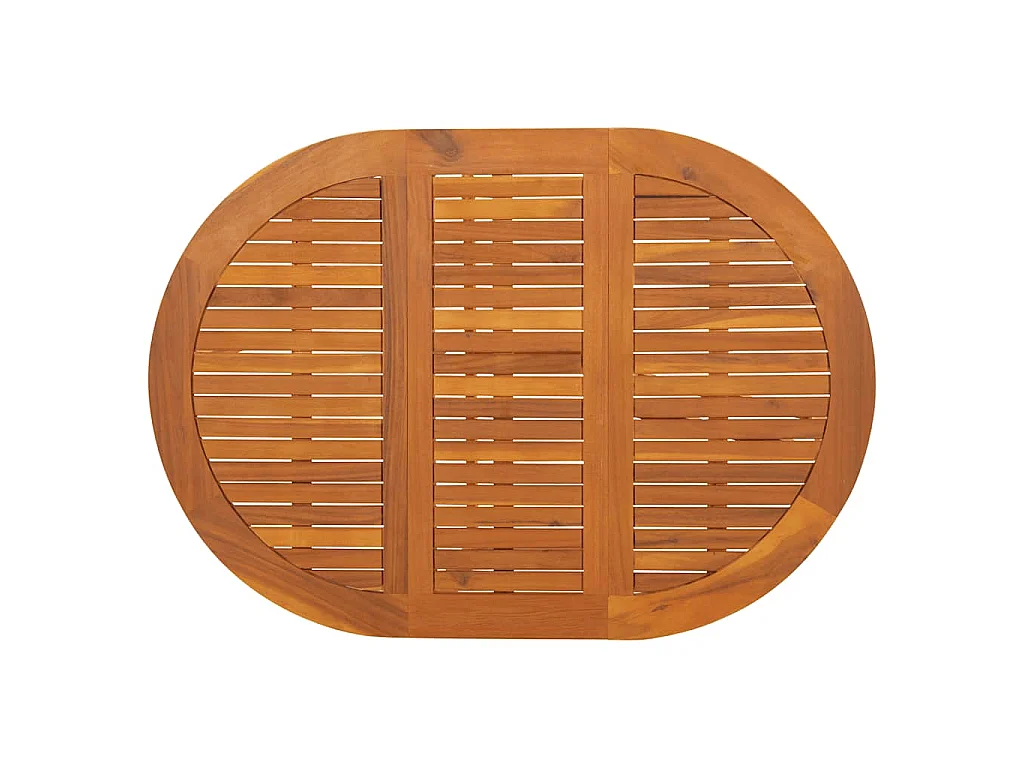 Mesa de jardim 130x90x72 cm madeira de acácia maciça