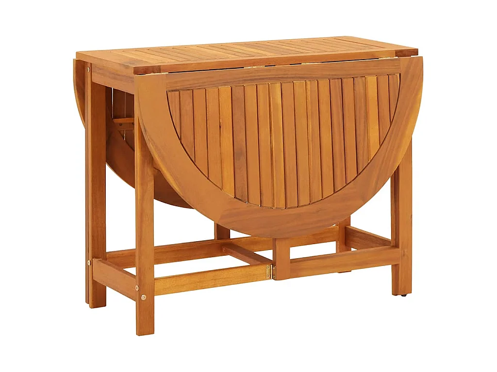 Mesa de jardim 130x90x72 cm madeira de acácia maciça