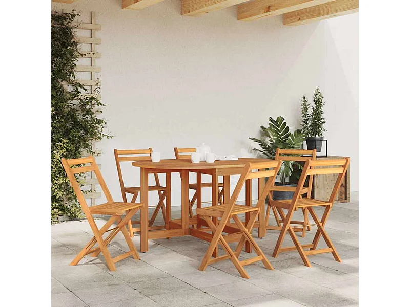 Table de jardin 130x90x72 cm Bois d'acacia massif