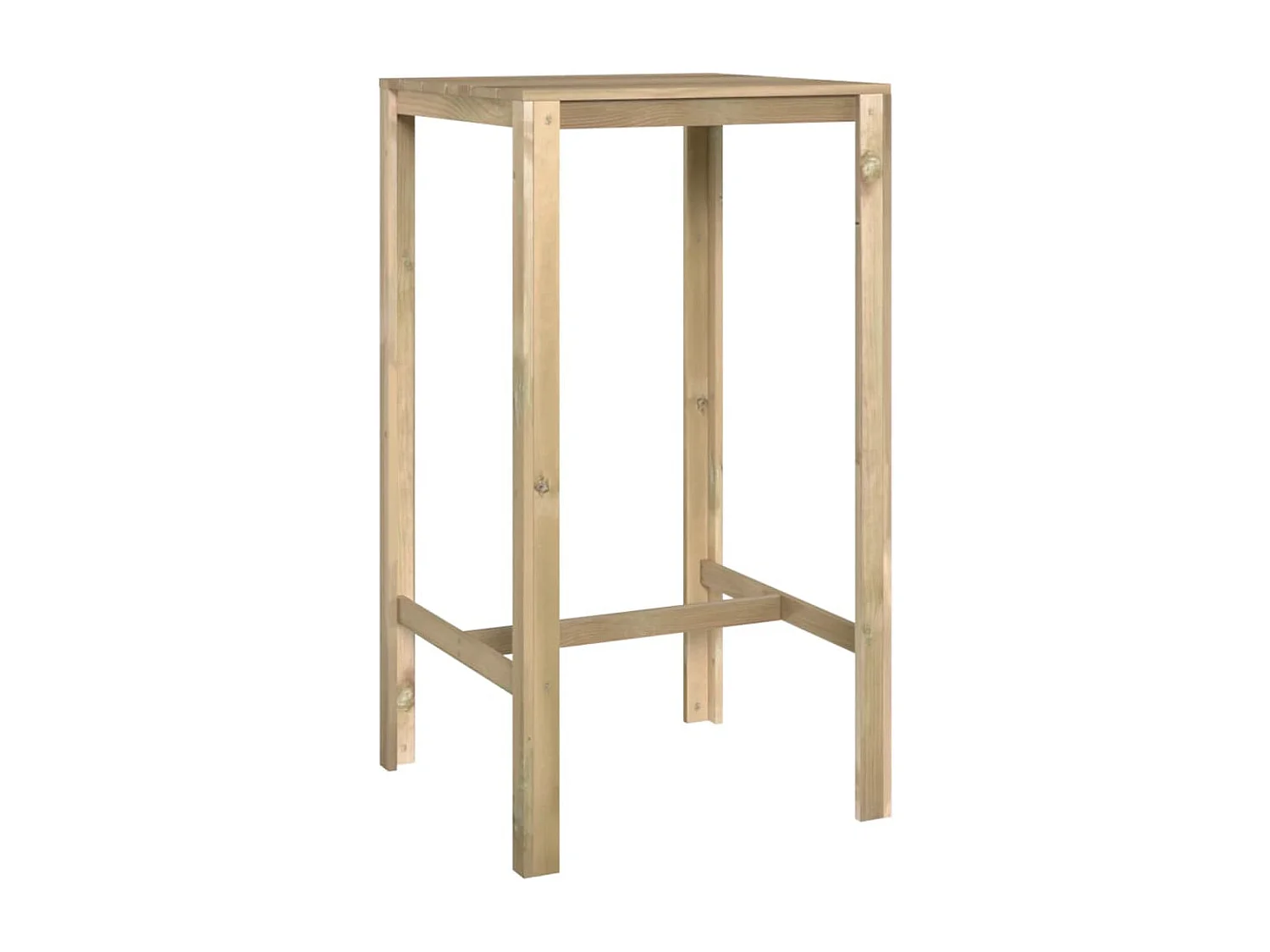 Table de bar 60x60x110 cm Bois de pin imprégné