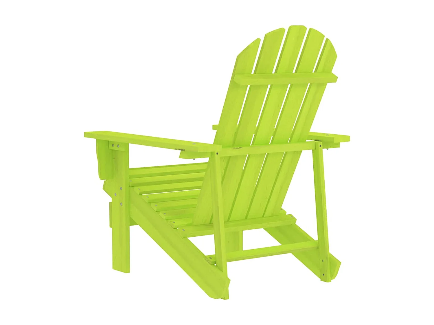 Chaise de jardin Adirondack bois de sapin massif vert