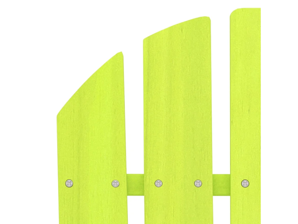 Sedia Giardino Adirondack in Legno Massello di Abete Verde