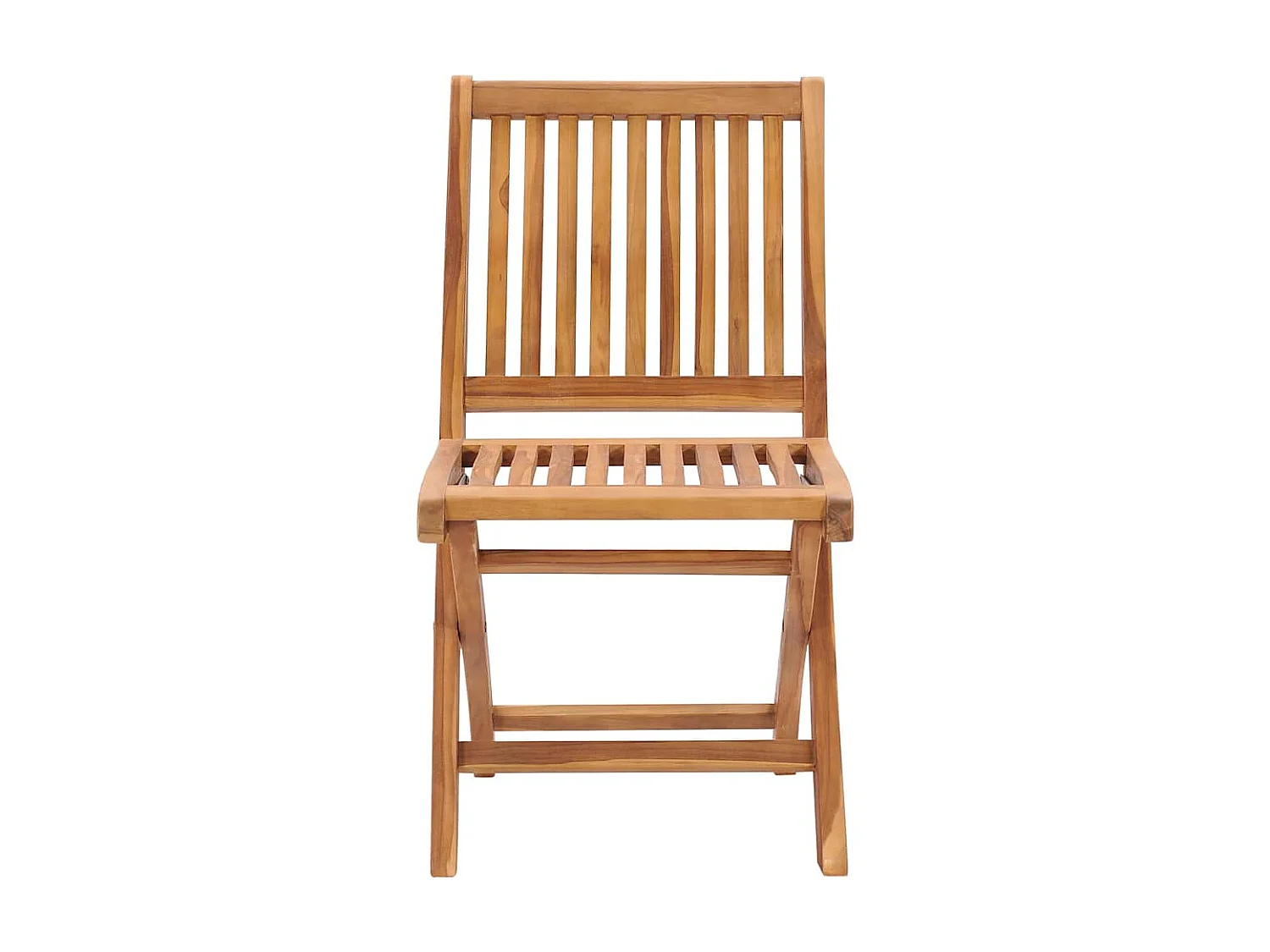 Chaises pliables de jardin avec coussins lot de 6 Bois de teck