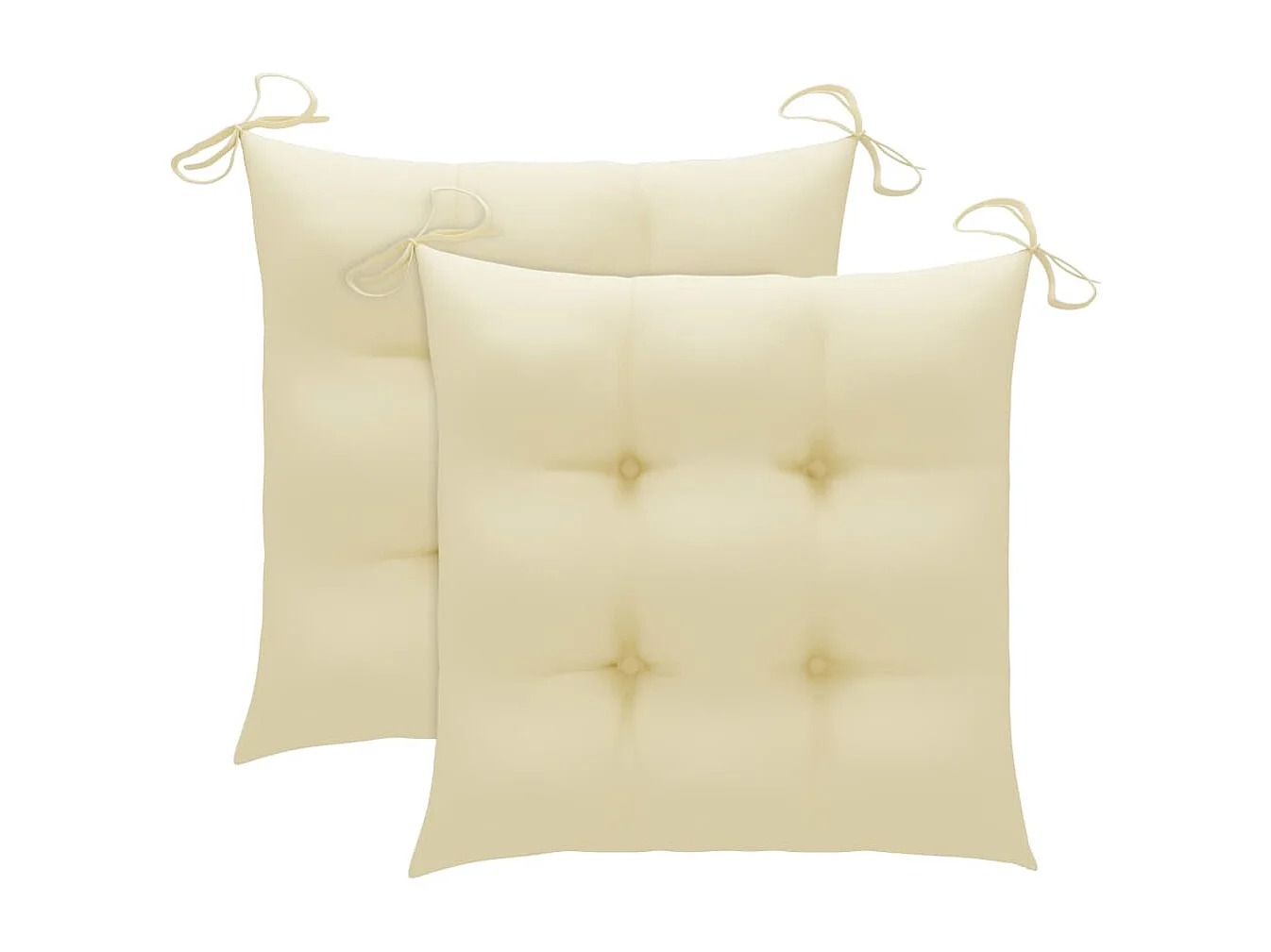 Cadeiras de jardim dobráveis c/ almofadões 2 pcs acácia maciça