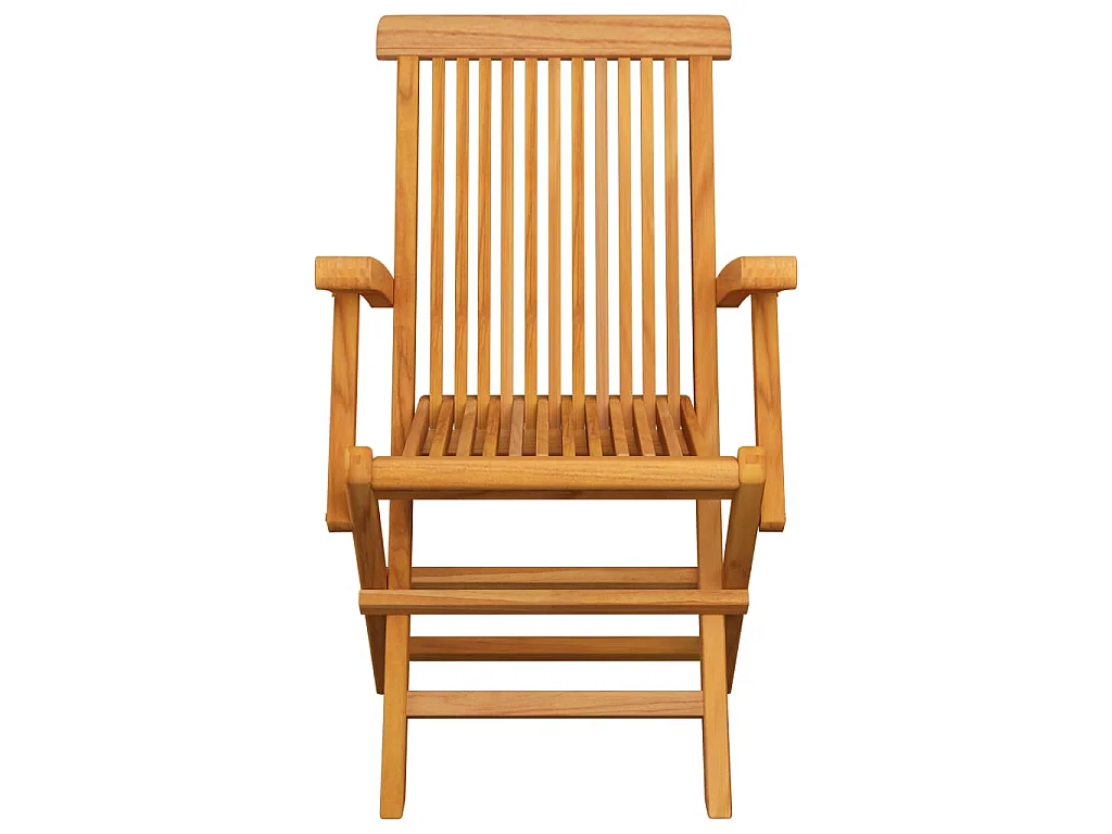 Sedie pieghevoli con cuscini color rosso vino, 6 pezzi, in legno massello di teak.