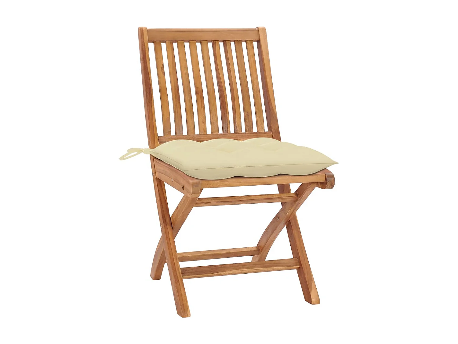 Tuinstoelen 8 st inklapbaar met kussens massief teakhout