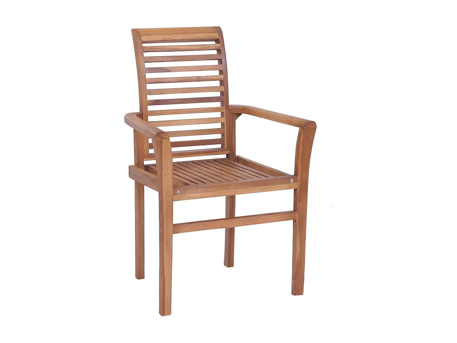 Sillas de comedor 8 unidades madera de teca con cojines grises